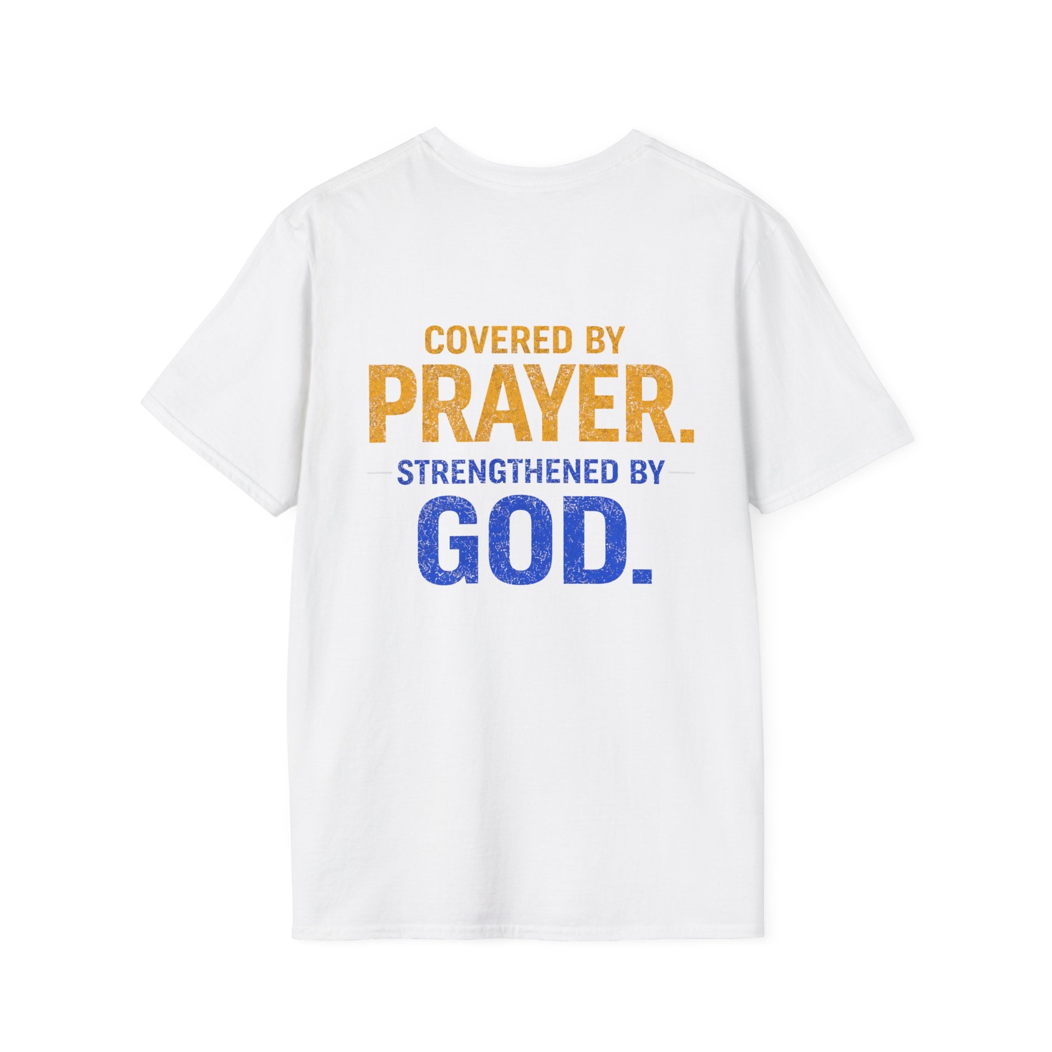 Prayer On The Front Lines T-Shirt — Military Faith Shield Tee