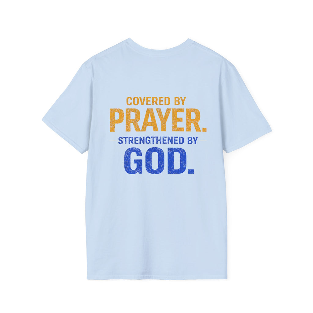 Prayer On The Front Lines T-Shirt — Military Faith Shield Tee