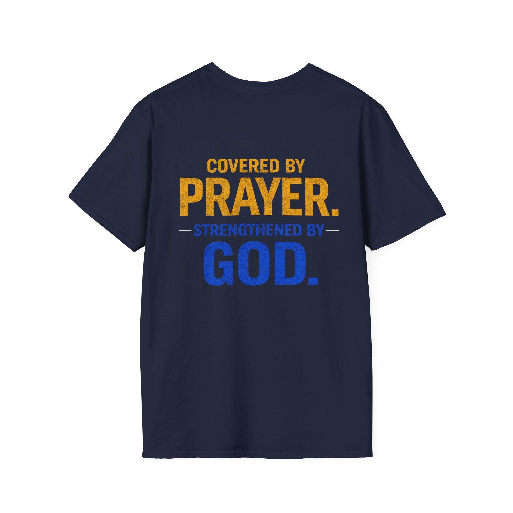 Prayer On The Front Lines T-Shirt — Military Faith Shield Tee