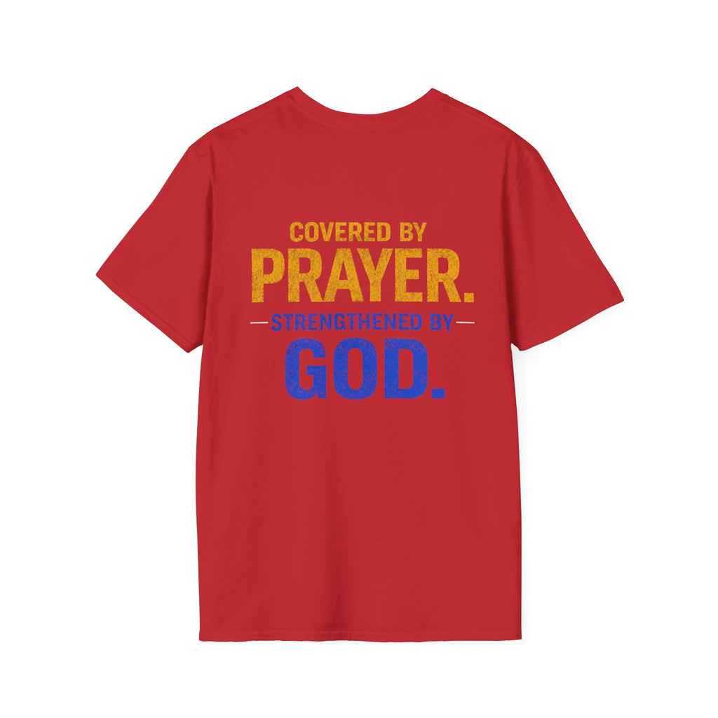 Prayer On The Front Lines T-Shirt — Military Faith Shield Tee